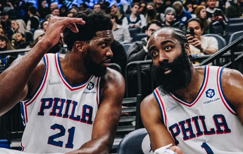  76人哈登三双难救主 尼克斯终结连败  